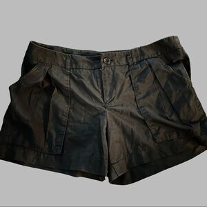 Black cotton shorts